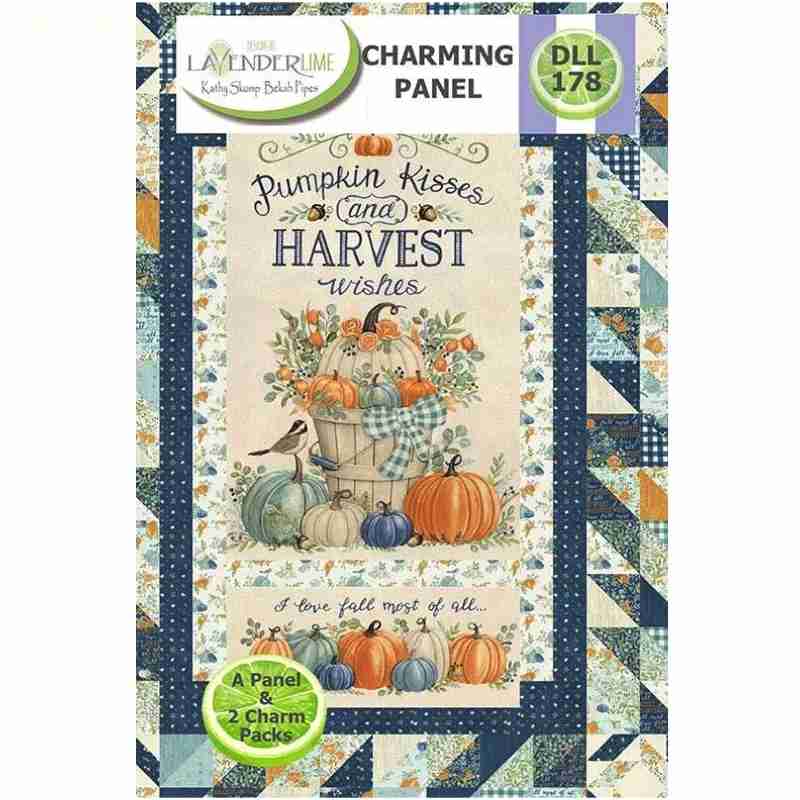 Pattern Designs featuring Heaven Lime Quilt Panel Patch Little Charming Wishes Of Harvest – Lavender by